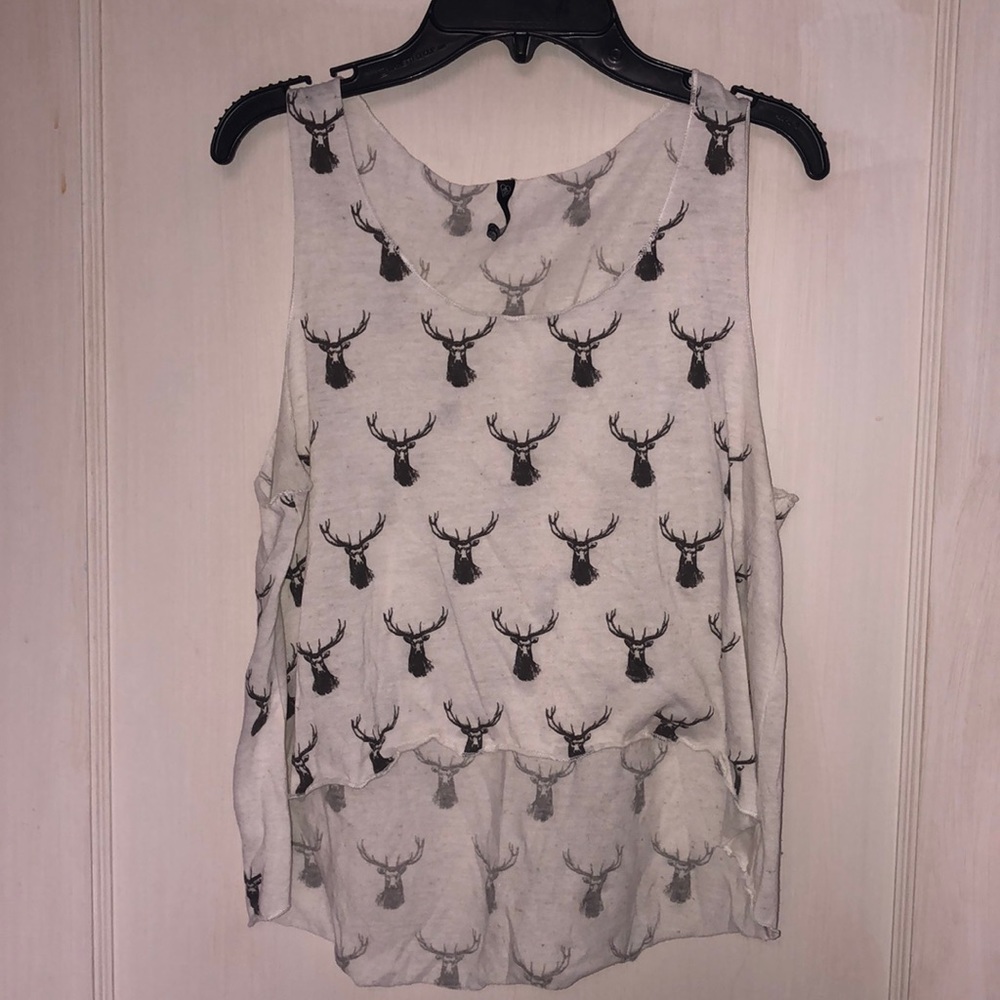 Love Culture Elk print tank top